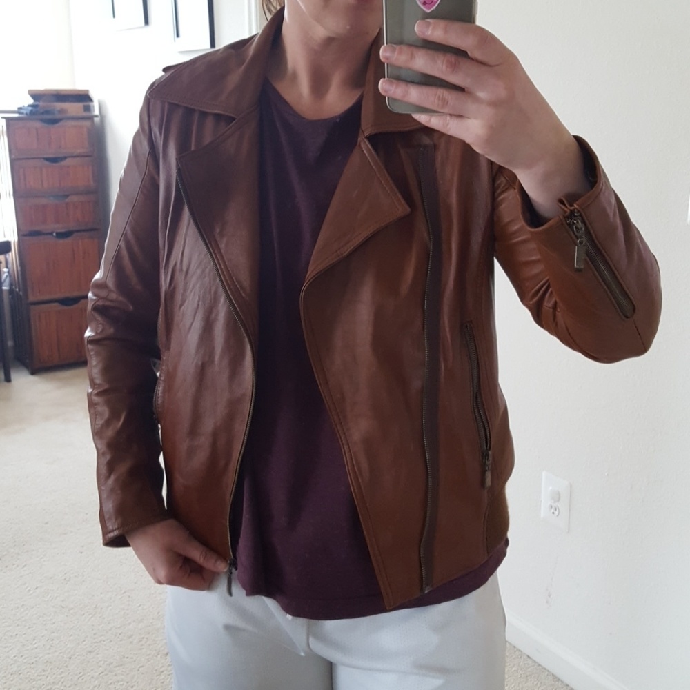 Custom Made Lambskin Leather Jacket